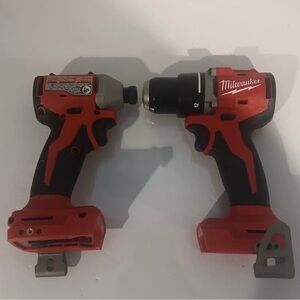 Milwaukee M18 3601-20 1/2 inch Compact Drill/Driver (Tool Only) and 3650-20